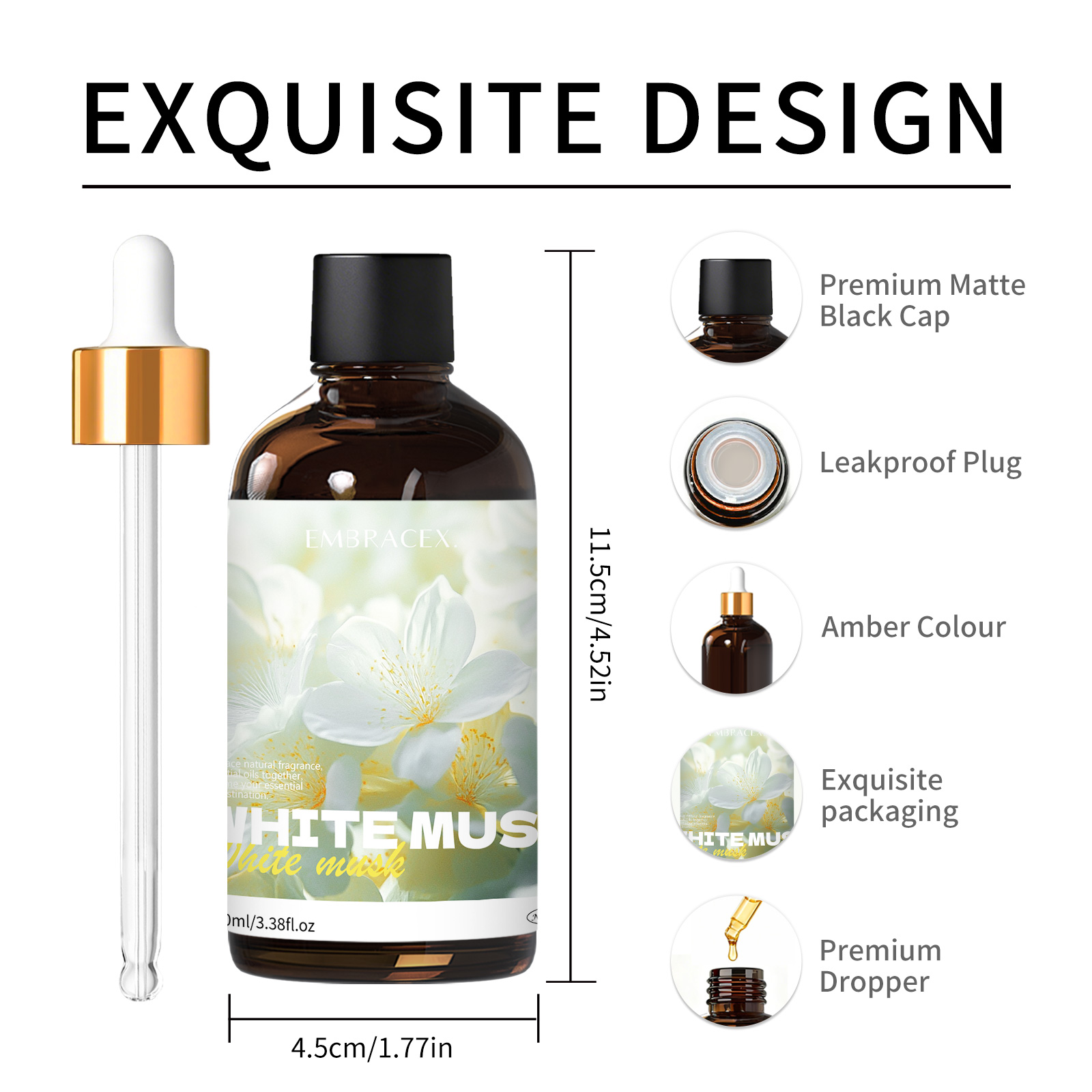 100ml White Musk Fragrance Oil - огляд і ціна Candle Supplies Fragrance Oil