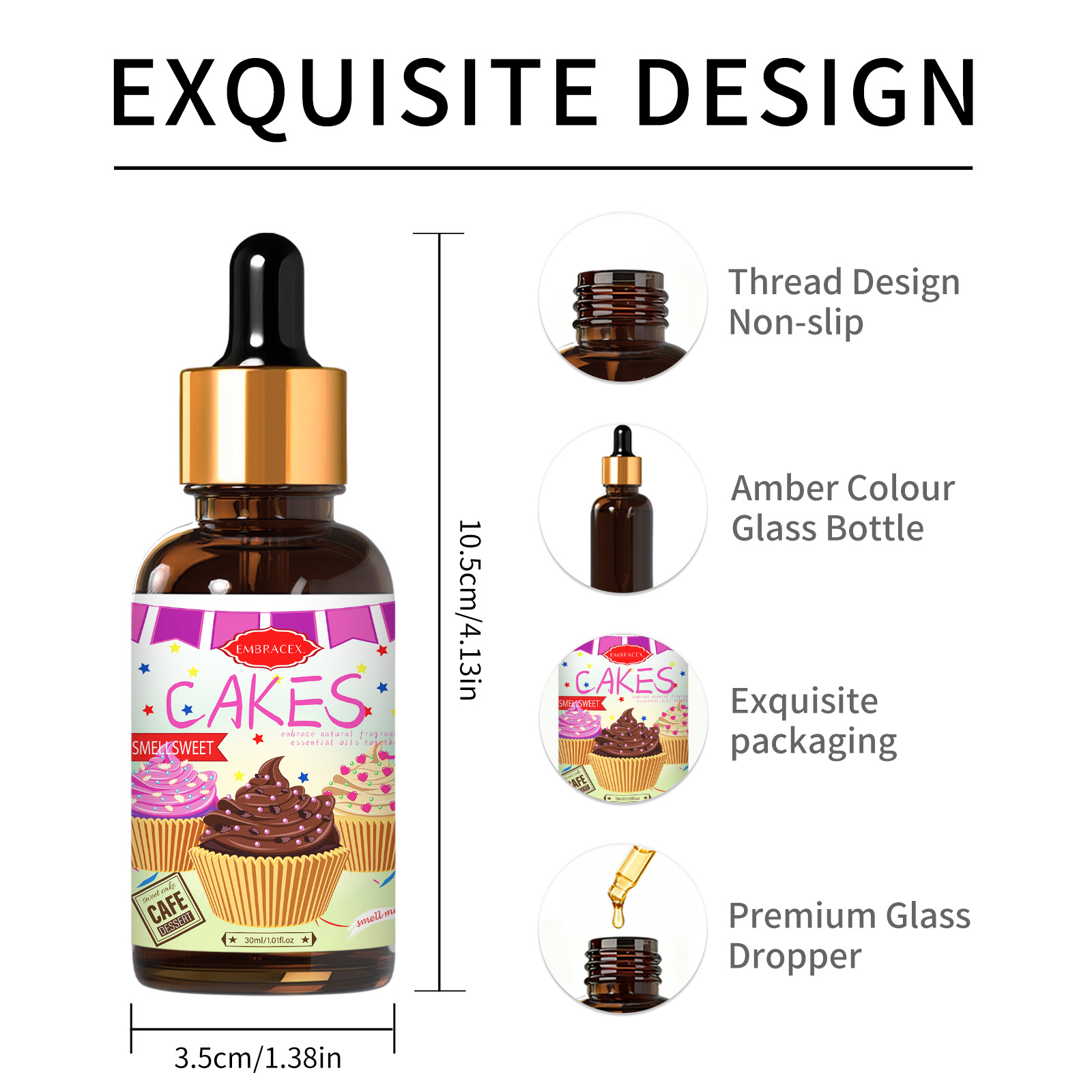 30ml Cakes Fragrance Oil Car S - огляд і ціна Candle Supplies Fragrance Oil