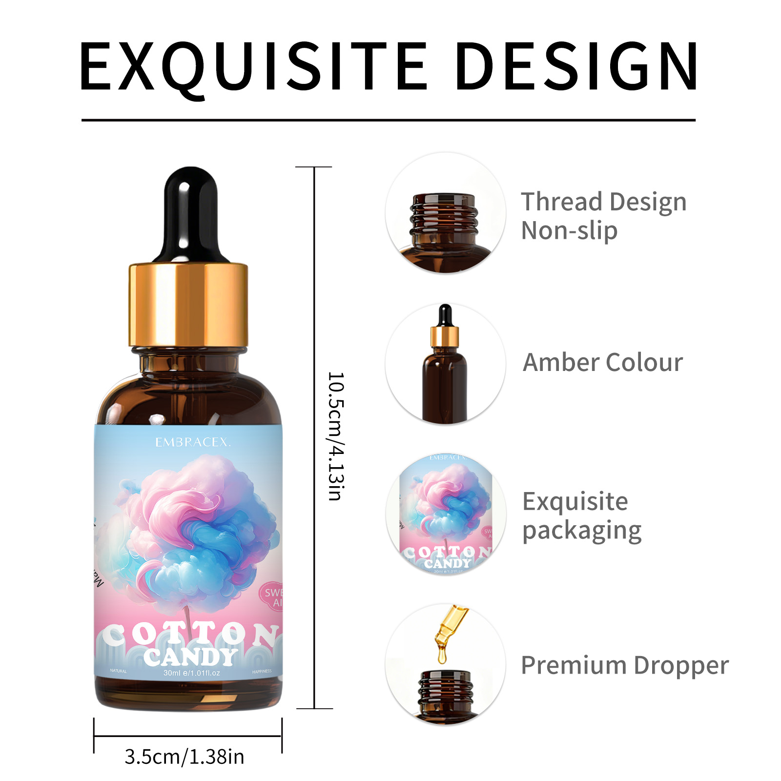 30ml Cotton Candy Fragrance Oi - огляд і ціна Candle Supplies Fragrance Oil