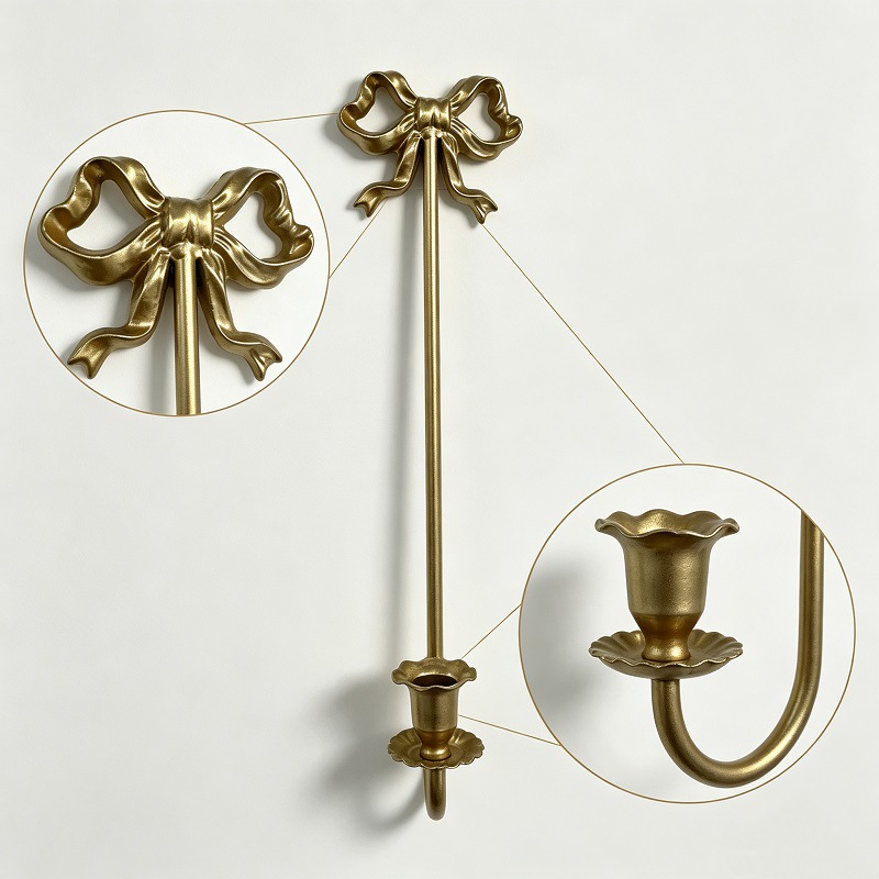 Vintage Iron Bow Wall Candle S - огляд і ціна Candle Zero