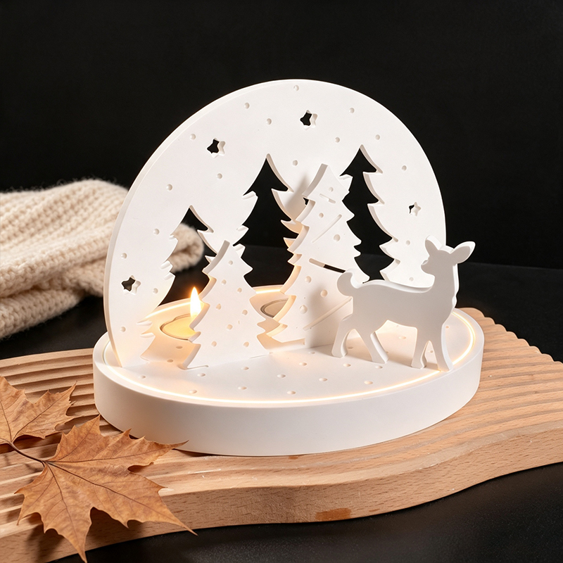 Christmas Elk Tealight Candle  - огляд і ціна Candle Zero