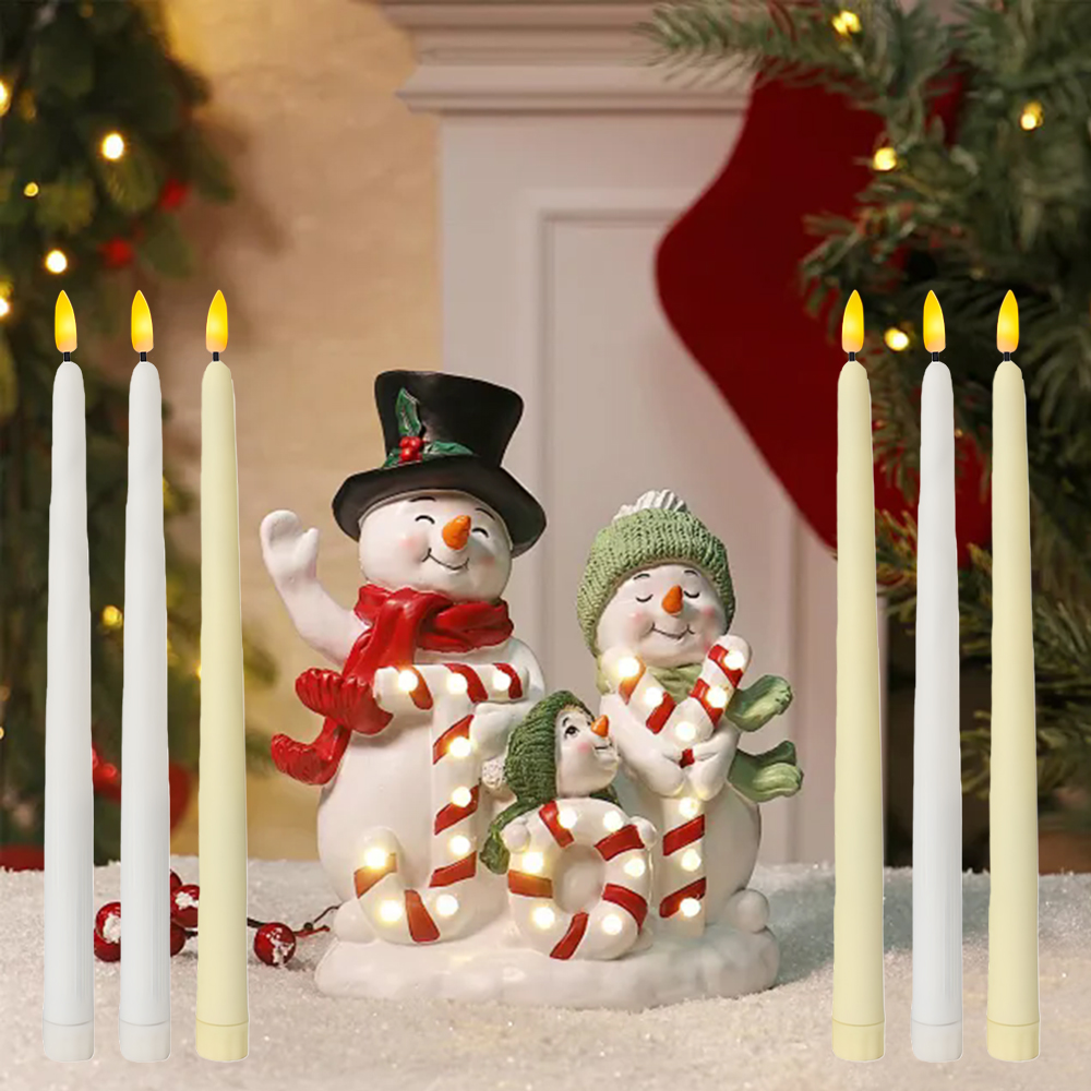 6pcs LED Flameless Taper Candl - огляд і ціна Candle Quotes