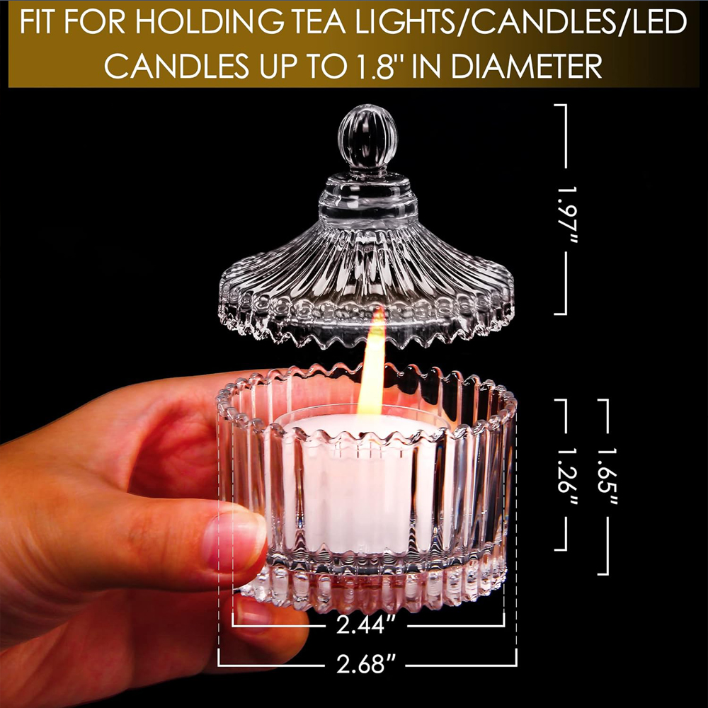 Votive Candle Holders with Lid - огляд і ціна Candle Zero