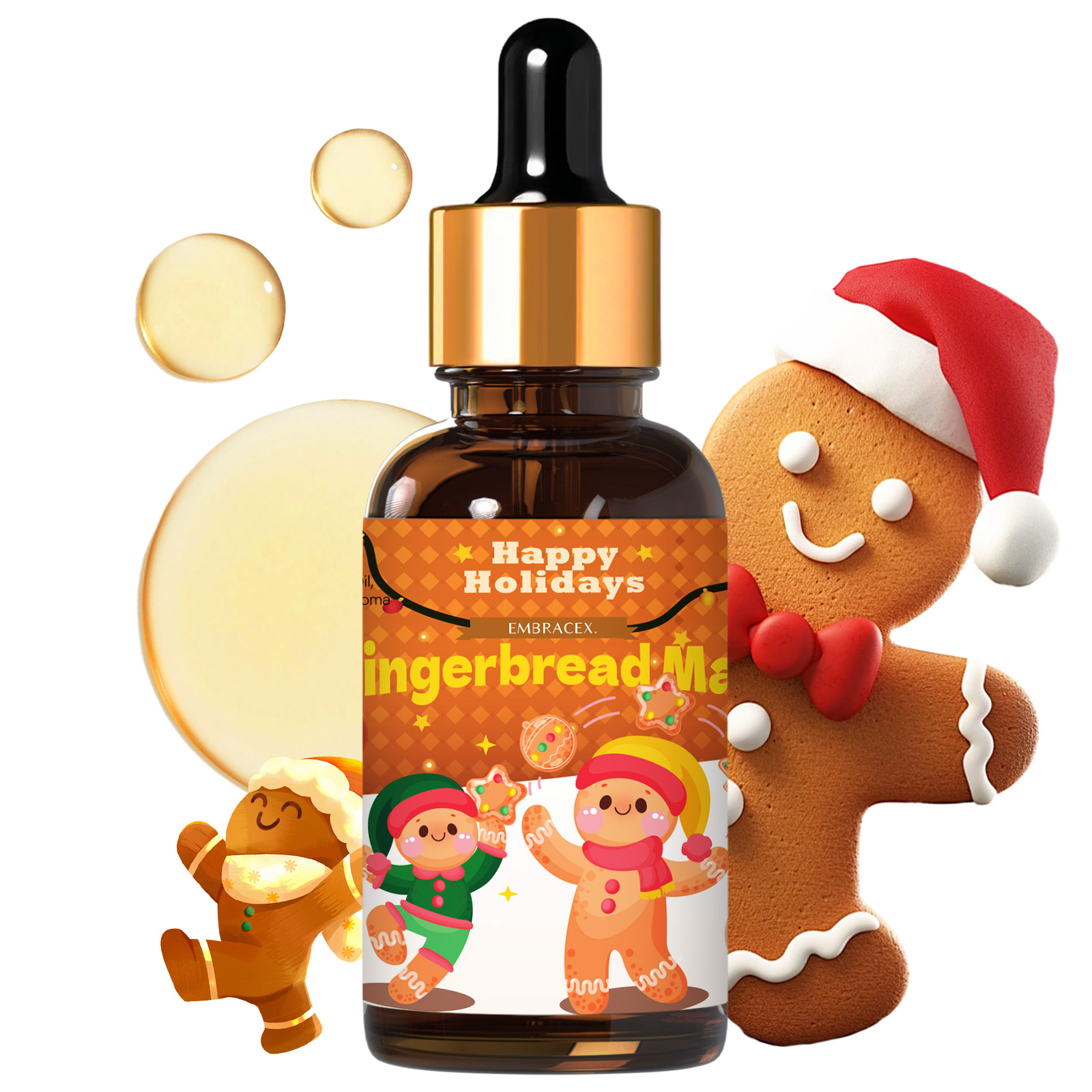 30ml Gingerbread Man Fragrance - огляд і ціна Candle Supplies Fragrance Oil