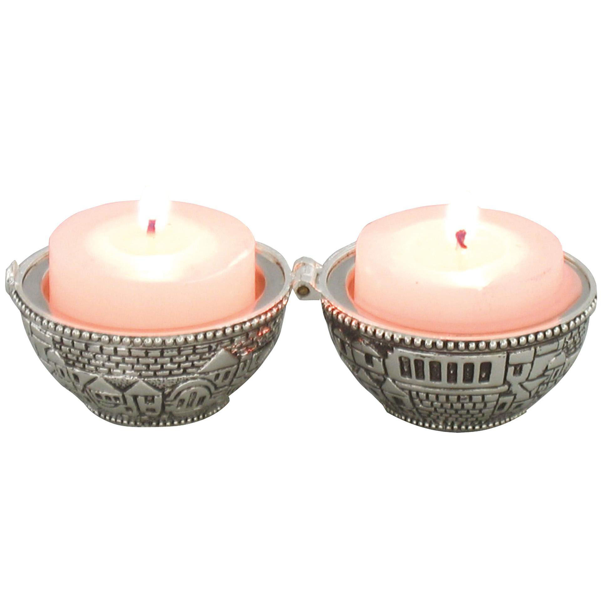 Jewish Shabbat Metal Travel Ca - огляд і ціна Candle Zero
