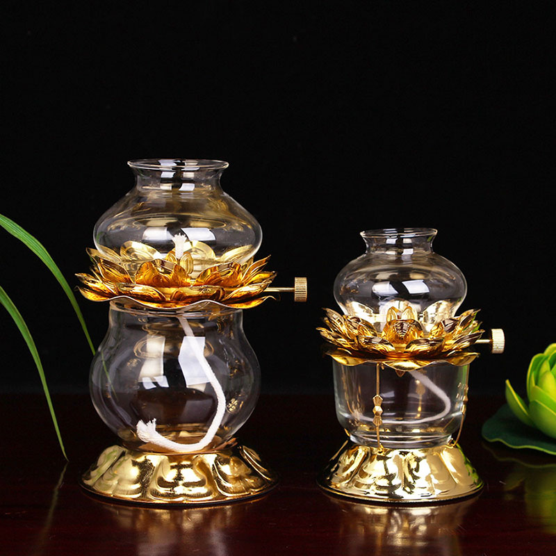 Golden Oil Lamp For Buddhist W - огляд і ціна Candle Zero