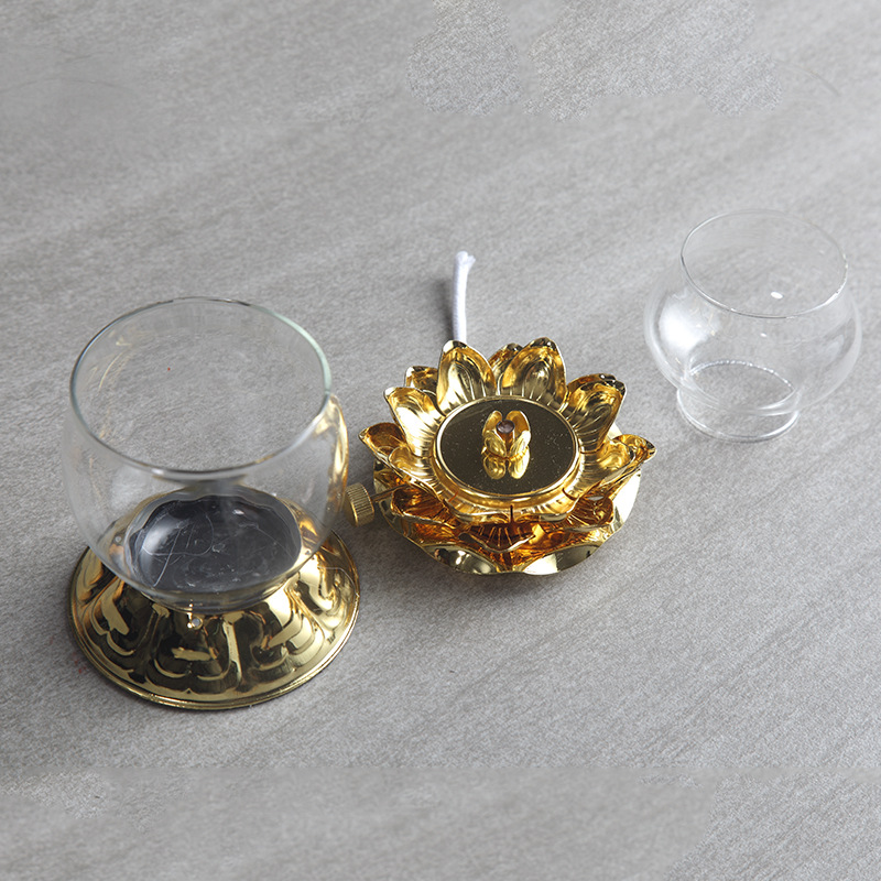 Golden Oil Lamp For Buddhist W - огляд і ціна Candle Zero
