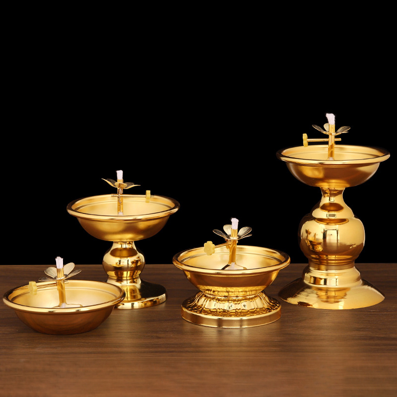 Golden Oil Lamp For Buddha Wit - огляд і ціна Candle Zero