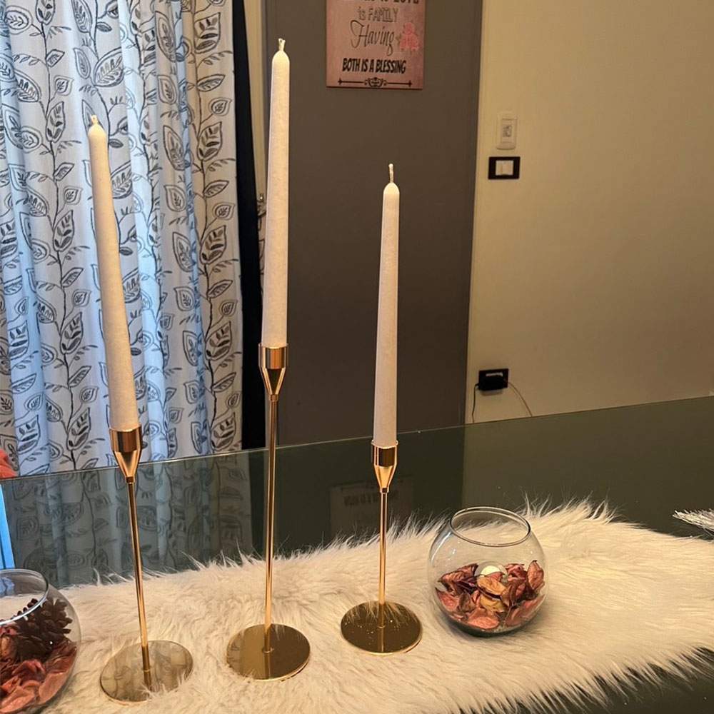 Simple Taper Pillar Acrylic Mo - огляд і ціна Candle Quotes