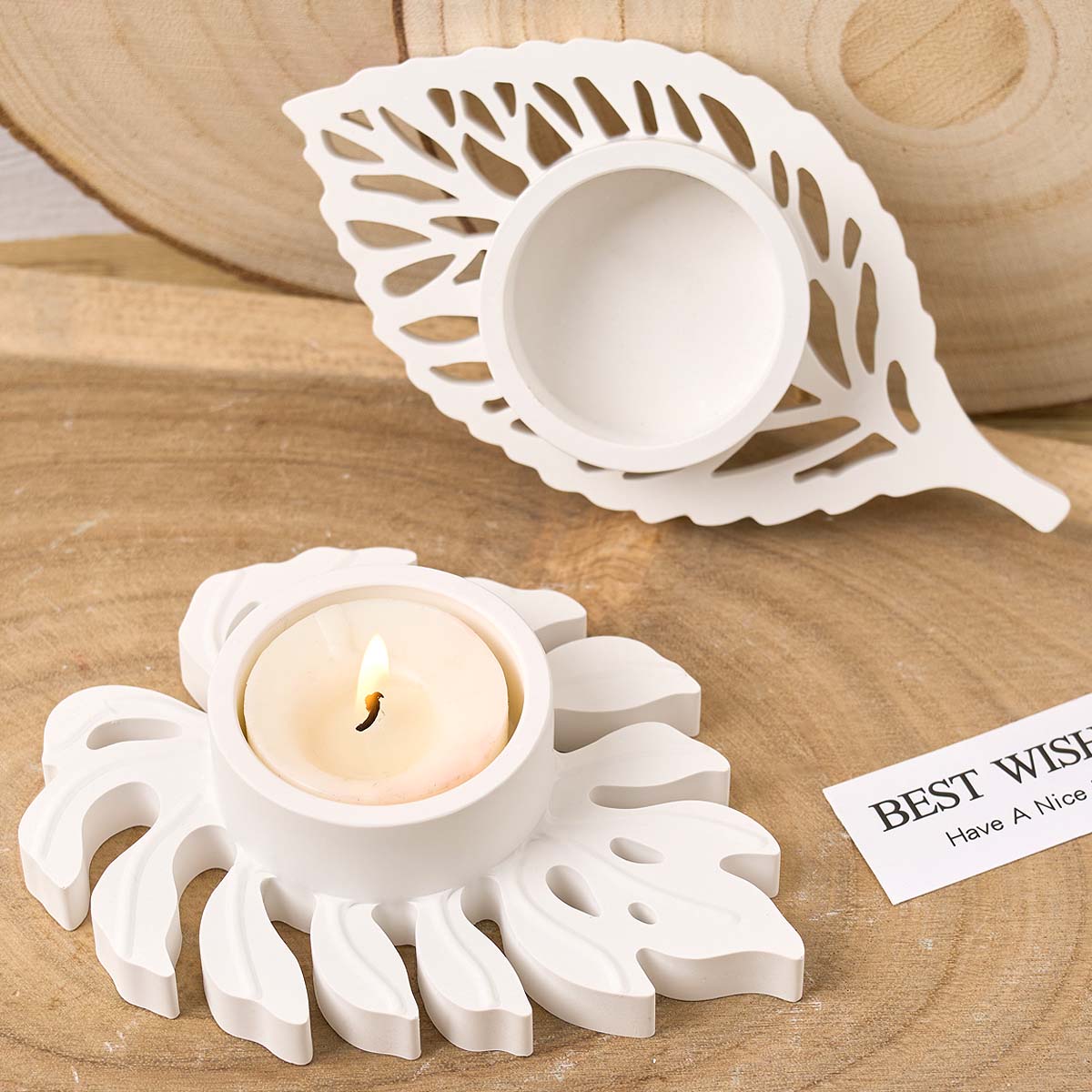 Leaves Candlestick Silicone Mo - огляд і ціна Candle Quotes