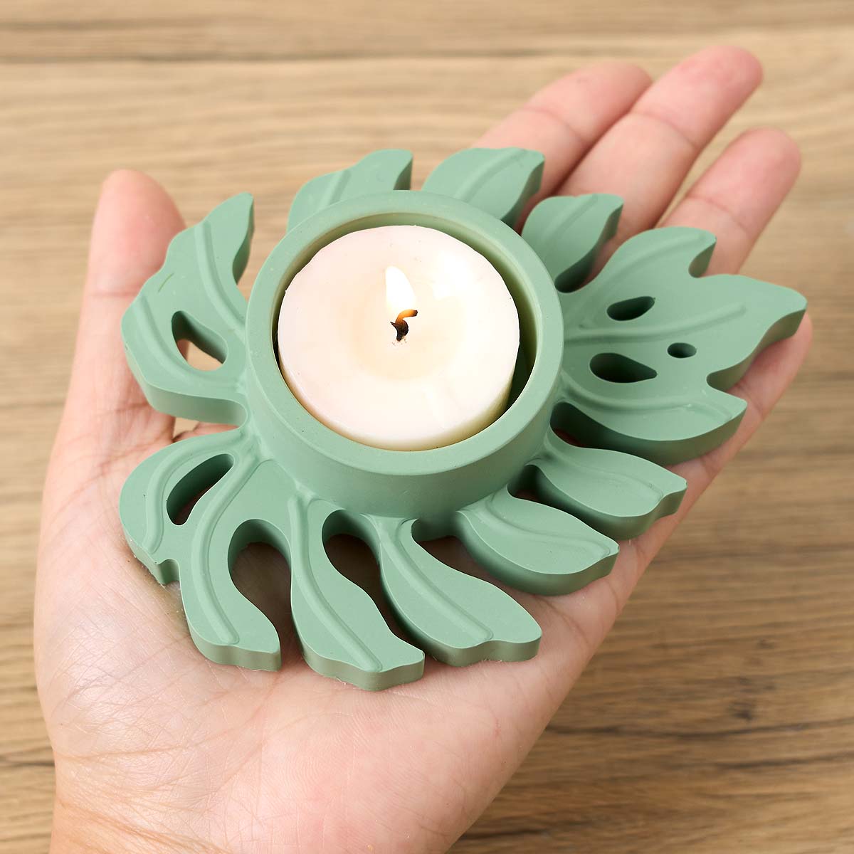 Leaves Candlestick Silicone Mo - огляд і ціна Candle Quotes